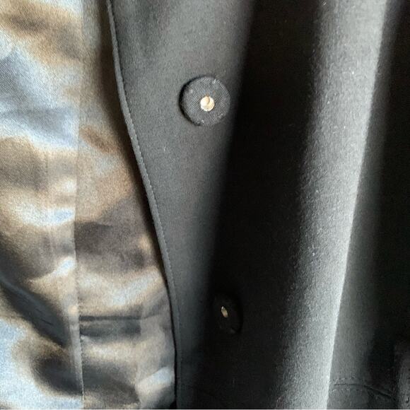 Kenar NWT Black Snap Fitted Jacket Size 10 - Picture 5 of 8